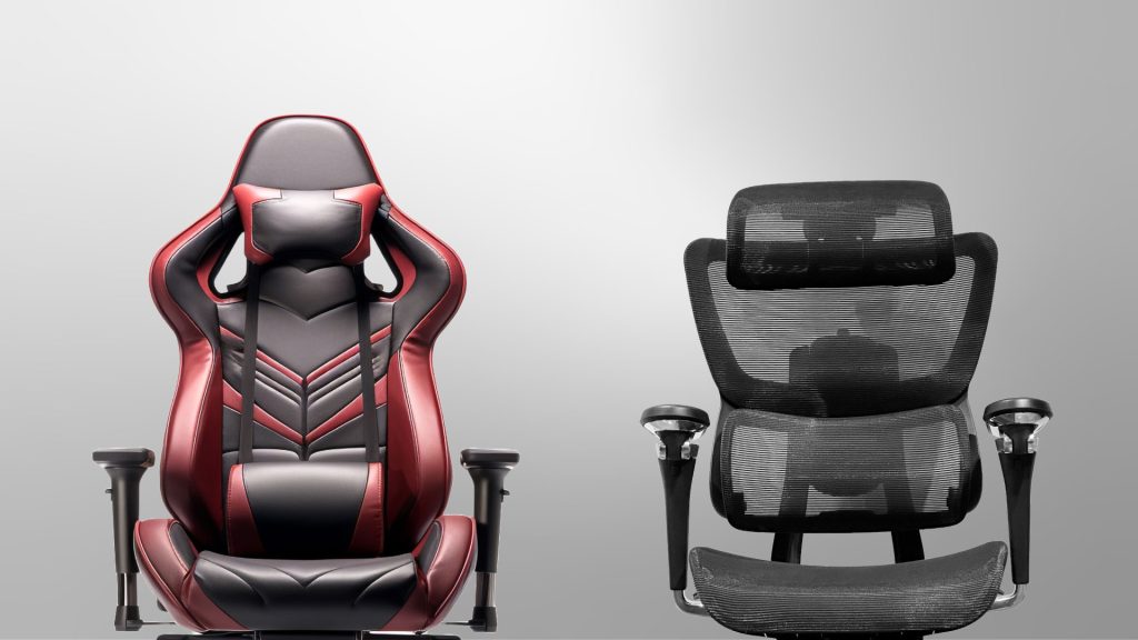 Gaming chair vs ergonomic chair