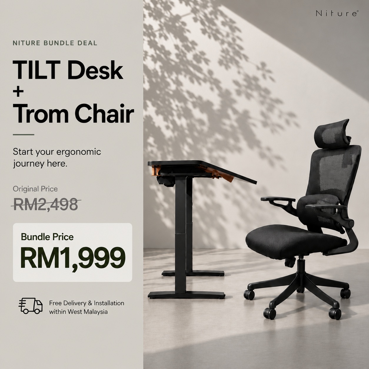 Niture Ergonomic Bundle Deal (2)