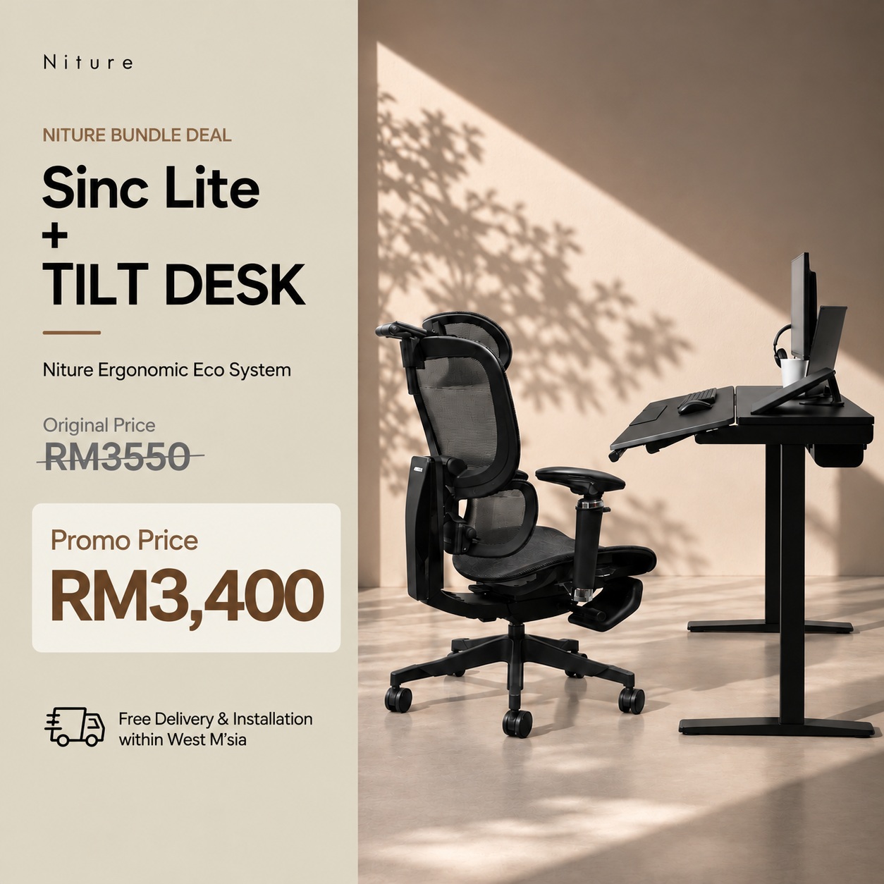 Sinc Lite + Tilt Desk