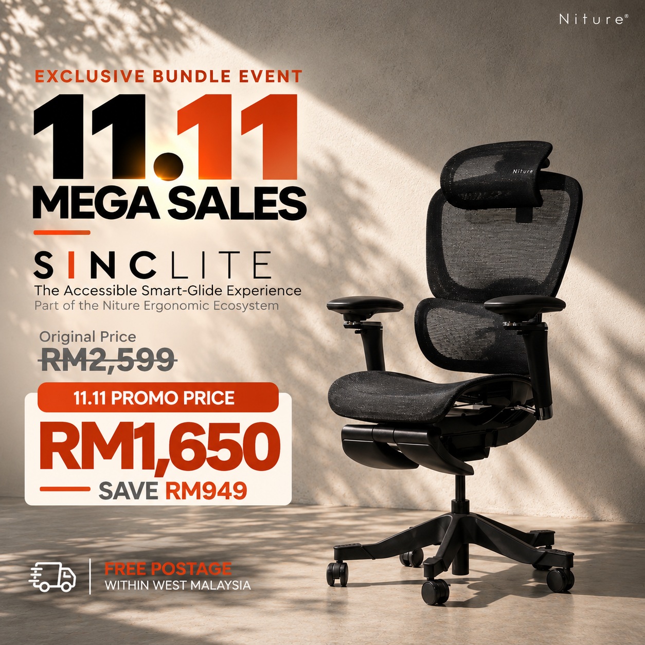 11.11 SincLite Mega Sale Poster