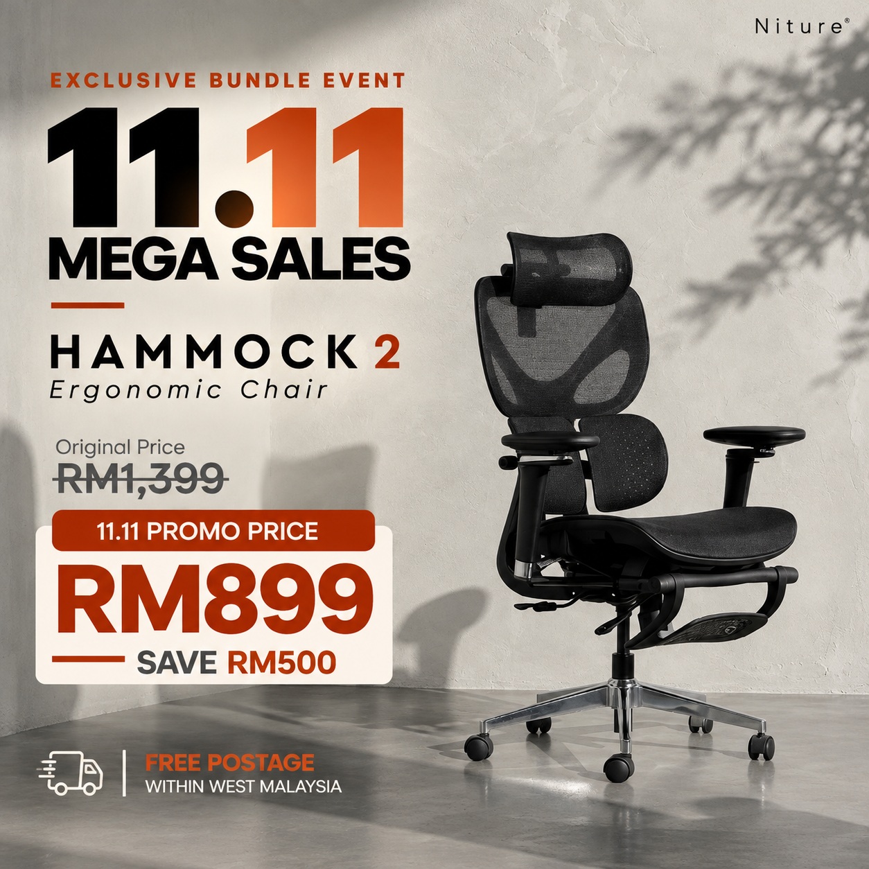 11.11 Hammock 2 Chair Mega Sale