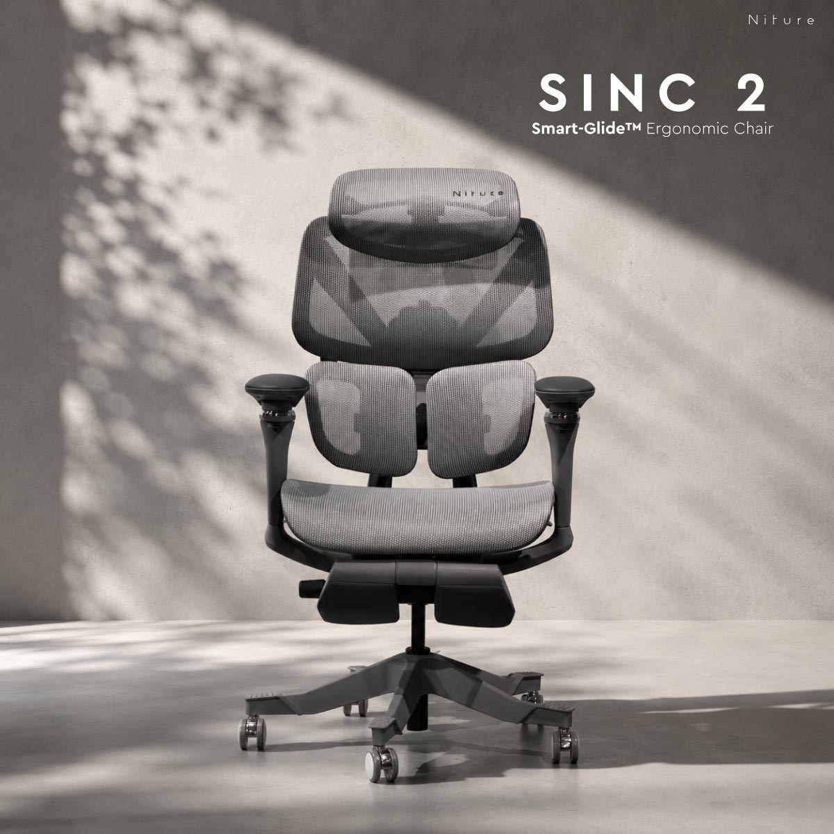 Sinc 2 Smart Glide Movement and Twin Support Dynamic Lumbar